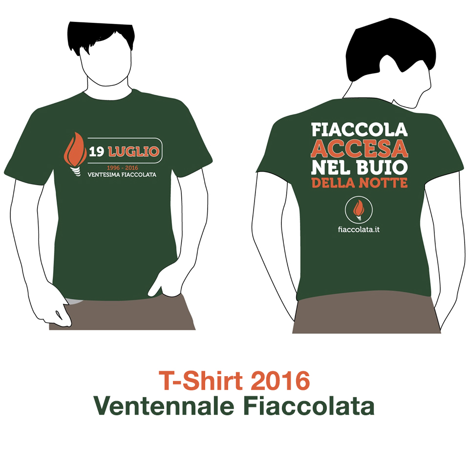 T-Shirt 2016 – Ventennale Fiaccolata